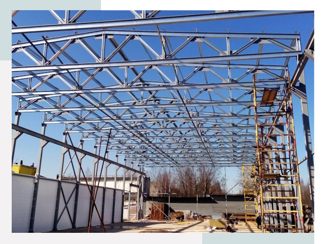 Строительство цехов в Каменск-Уральский от 638 руб. под ключ