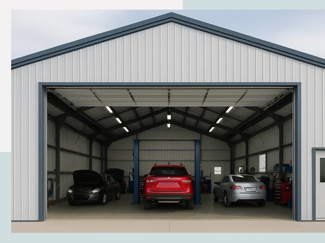 Ангары из сэндвич панелей от 638 руб. в Каменск-Уральский