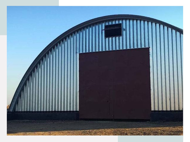 Бескаркасные ангары в Каменске-Уральском