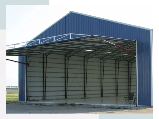 Прямо стенные ангары в Каменске-Уральском