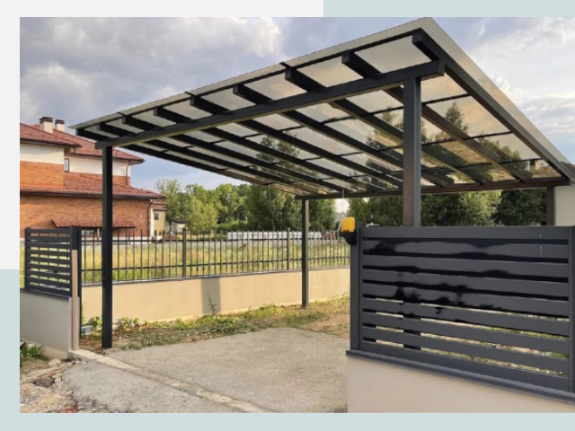 Металлические навесы в Каменск-Уральский от 638 руб. за м²