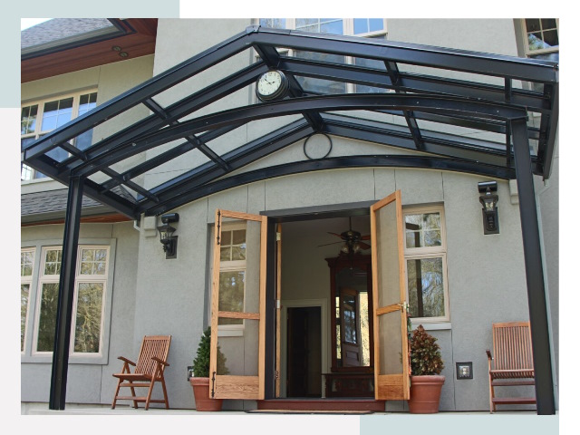 Козырьки металлические в Каменске-Уральском