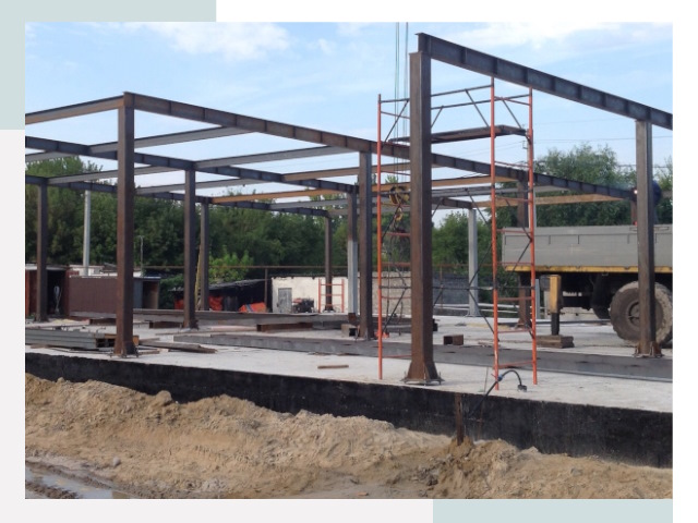 Фундамент для ангаров в Каменске-Уральском