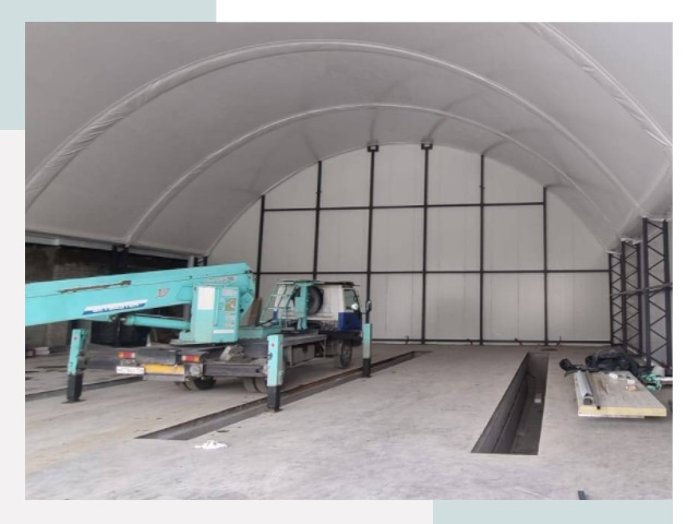 Внутреннее оснащение ангаров в Каменске-Уральском