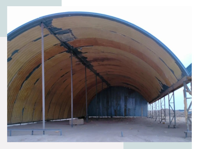 Реконструкция ангаров в Каменске-Уральском