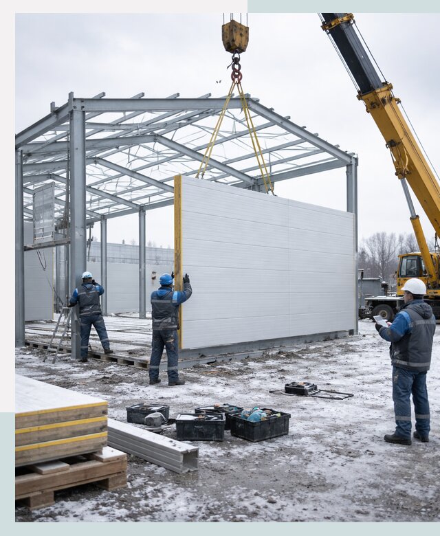 Строительство холодильных складов под ключ в Каменске-Уральском