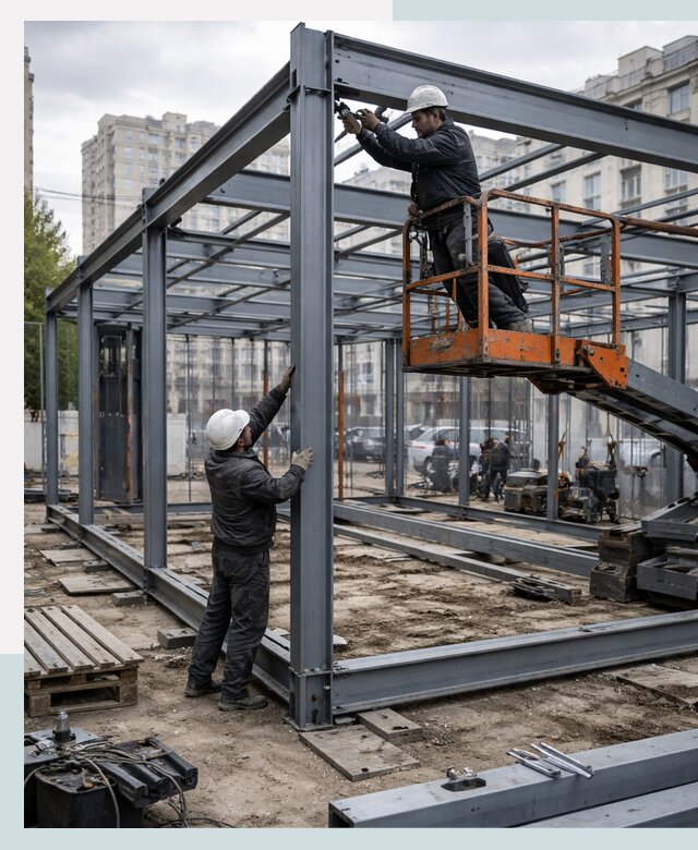 Строительство и монтаж торговых павильонов под ключ в Каменске-Уральском