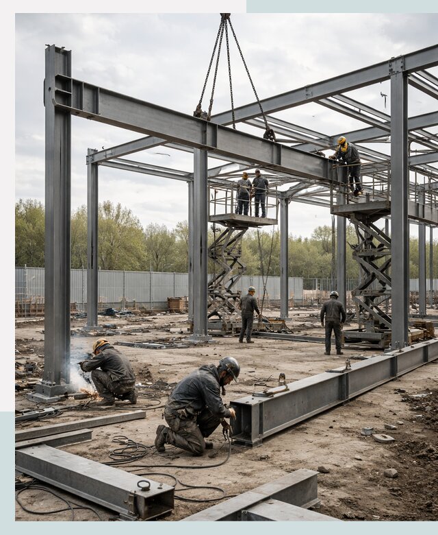 Строительство выставочных павильонов из металлоконструкций в Каменске-Уральском